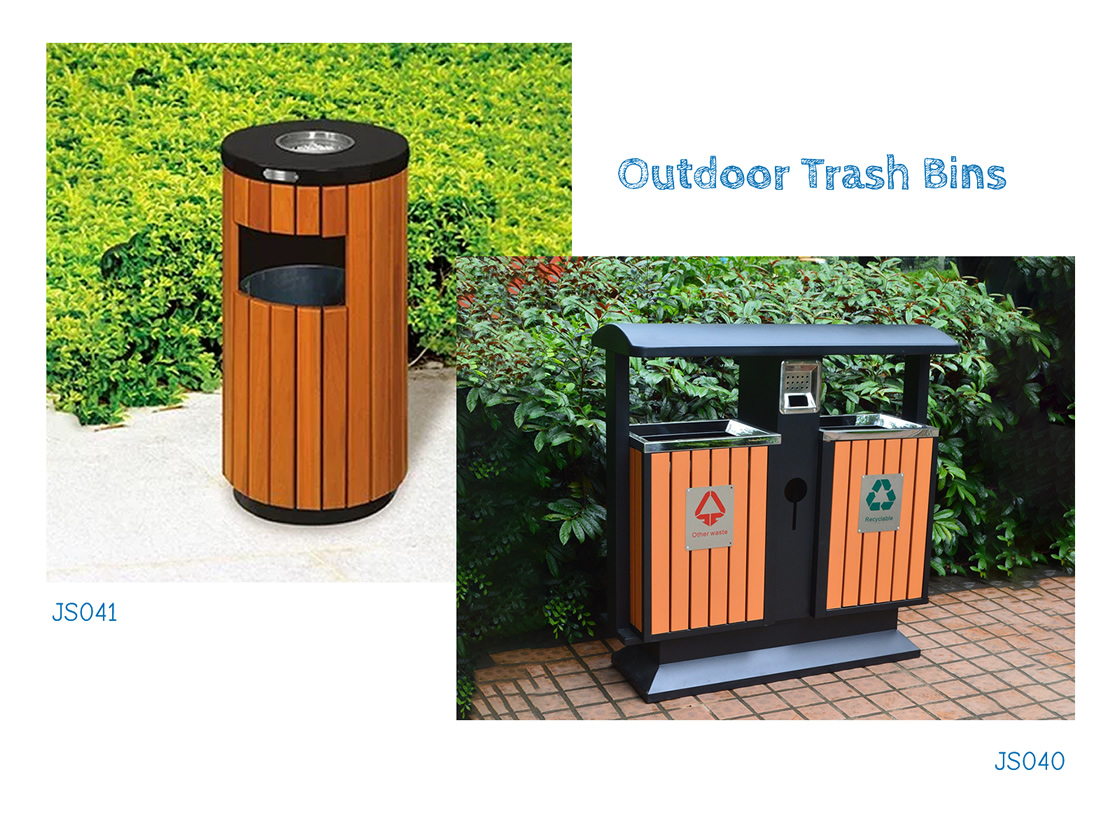 Kidz at Play - Outdoor Trash Bins
